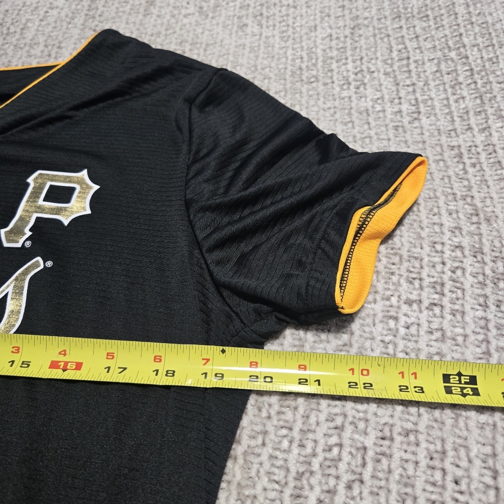 Pirates Women's Black Shirt Size Large  TX3 Cool Series - Picture 5 of 6